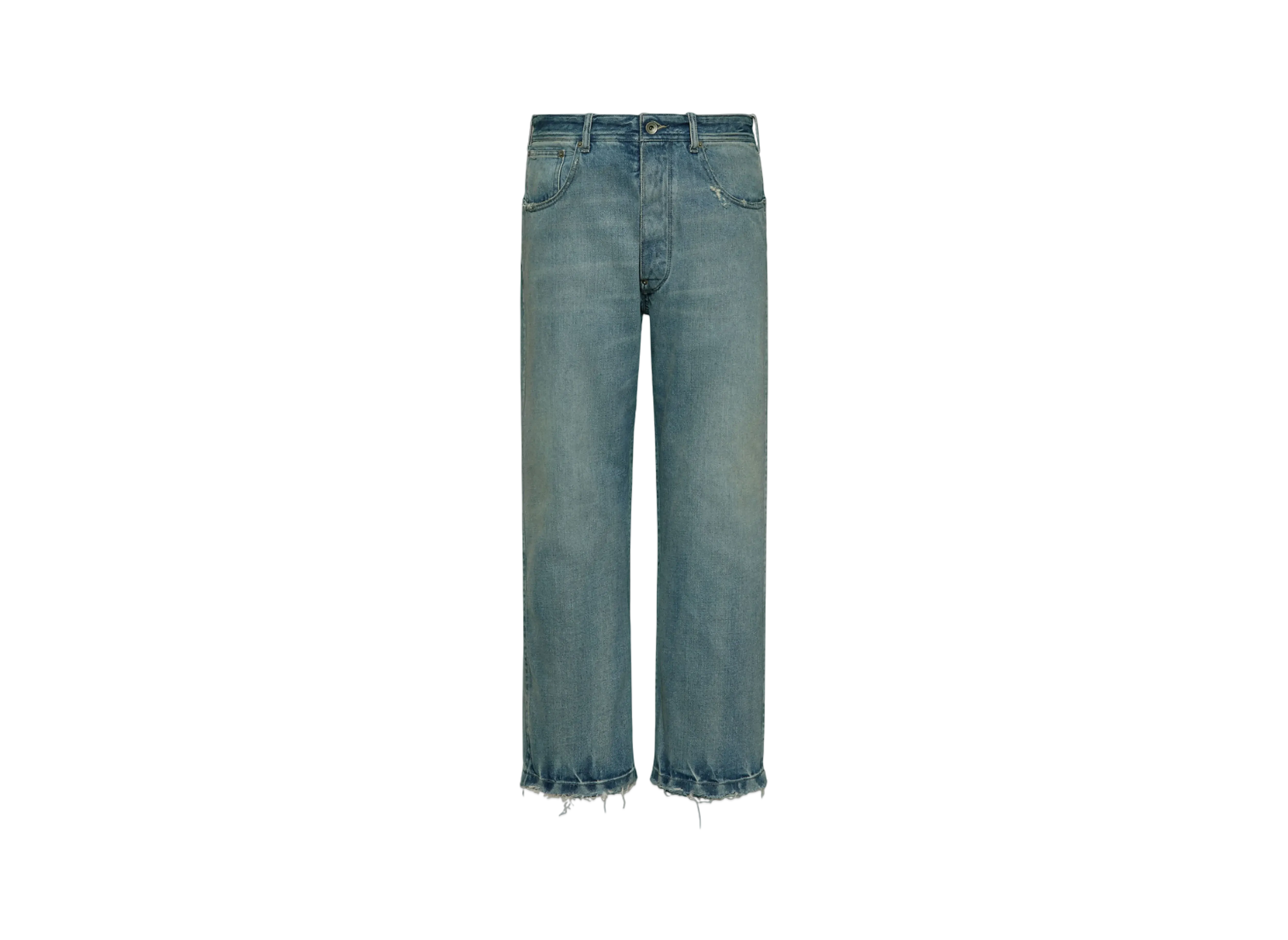 Maison Margiela Men's Distressed Jeans "Light Blue"