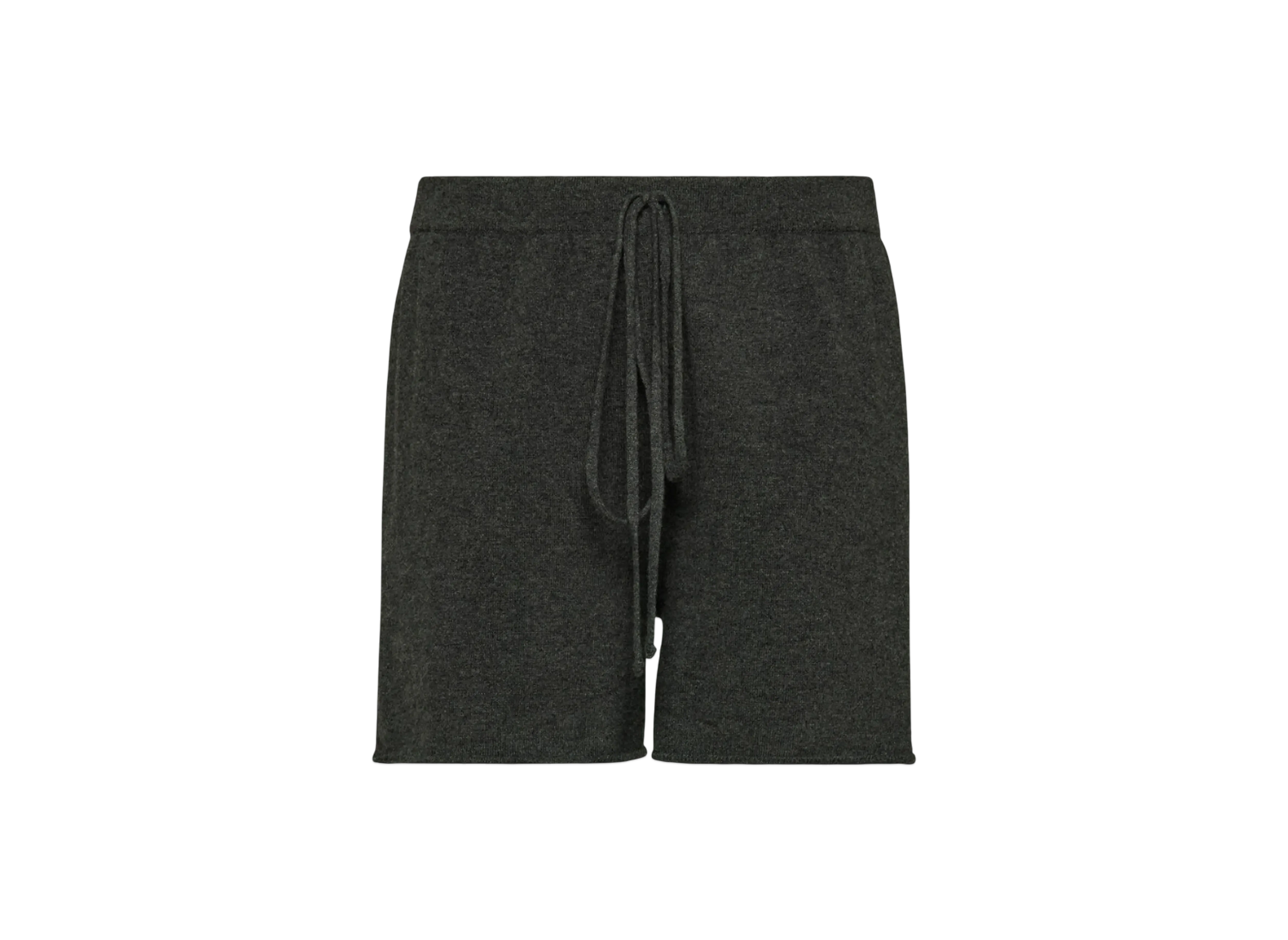 Maison Margiela Men's Cashmere Knit Shorts "Dark Gray"