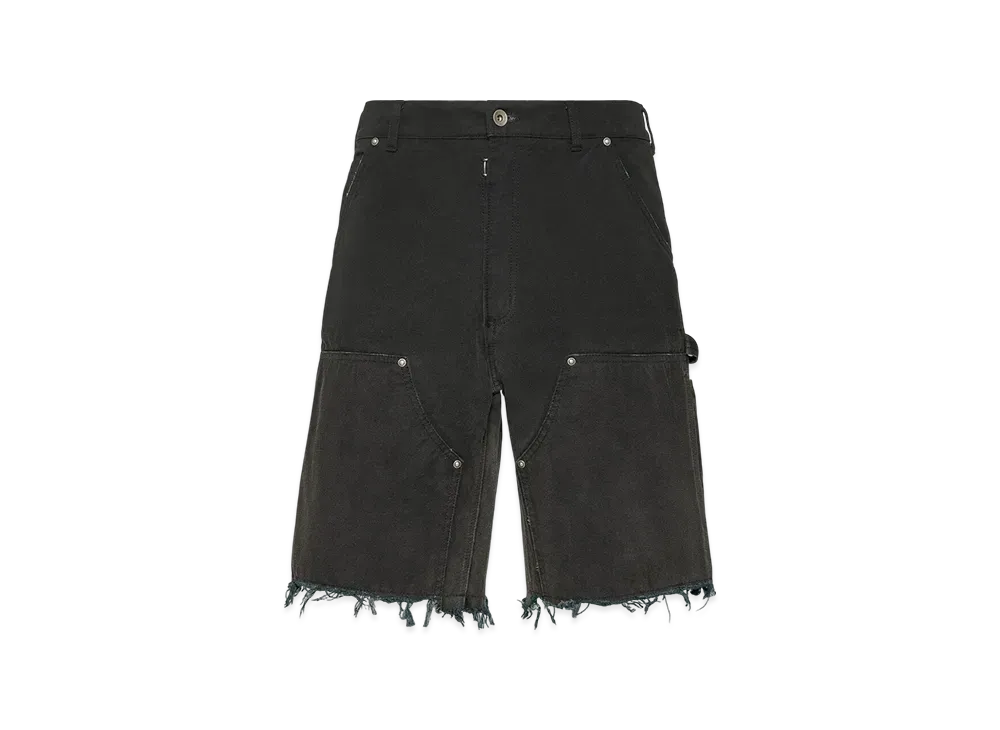 Maison Margiela Men's Stud Denim Shorts "Black"