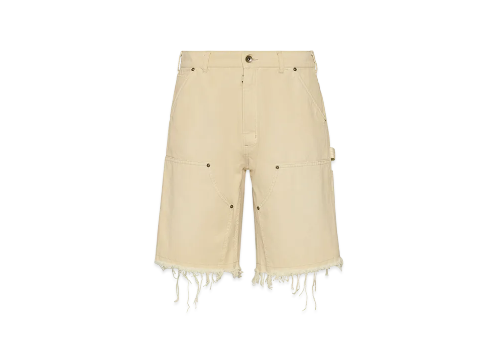 Maison Margiela Studded Denim Shorts "Pink Beige"