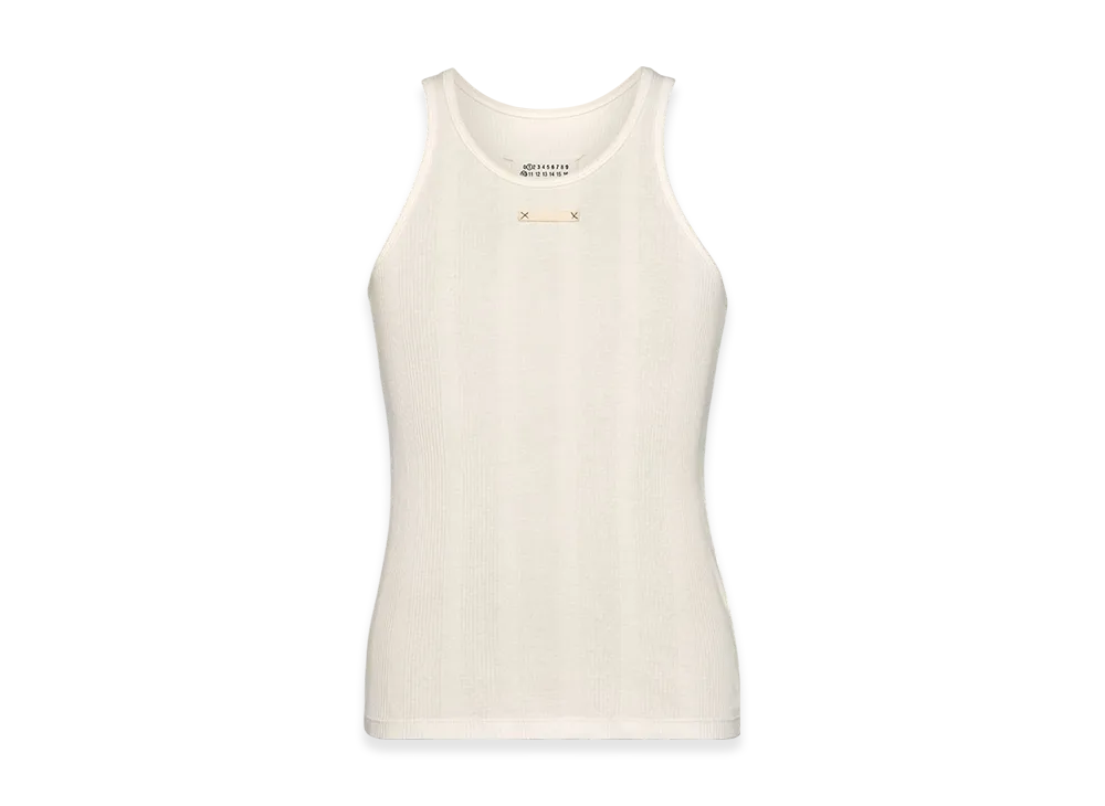 Maison Margiela Men's Margiela Label Tank Top "White"