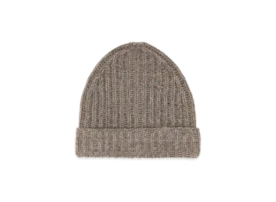 Maison Margiela Cappuccino Wool Blend Beanie Hat "Beige/Tan"