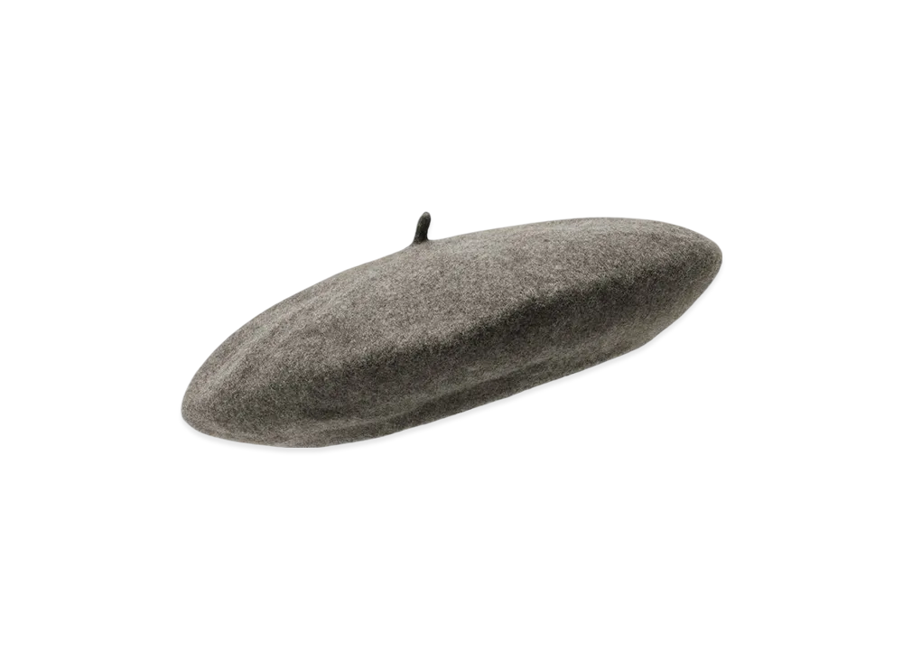 Maison Margiela Felt Wool Beret "Dark Gray"