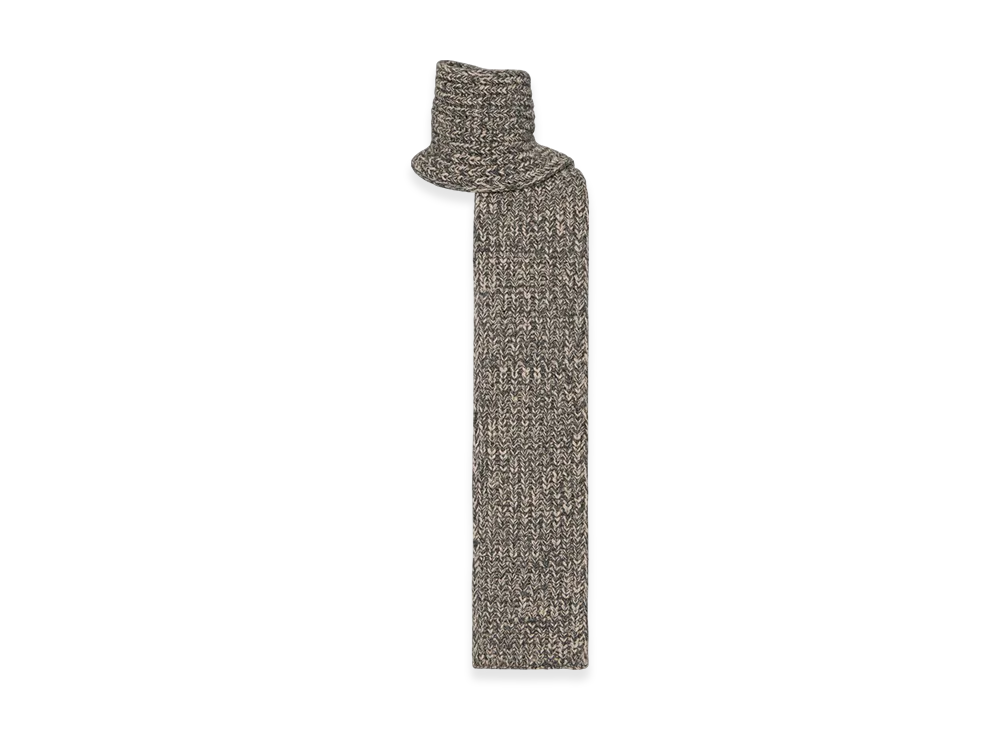 Maison Margiela Shetland Wool Scarf "Dark Gray"