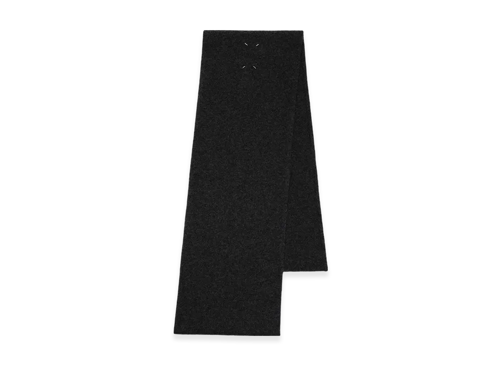 Maison Margiela Felted Wool Scarf "Black"