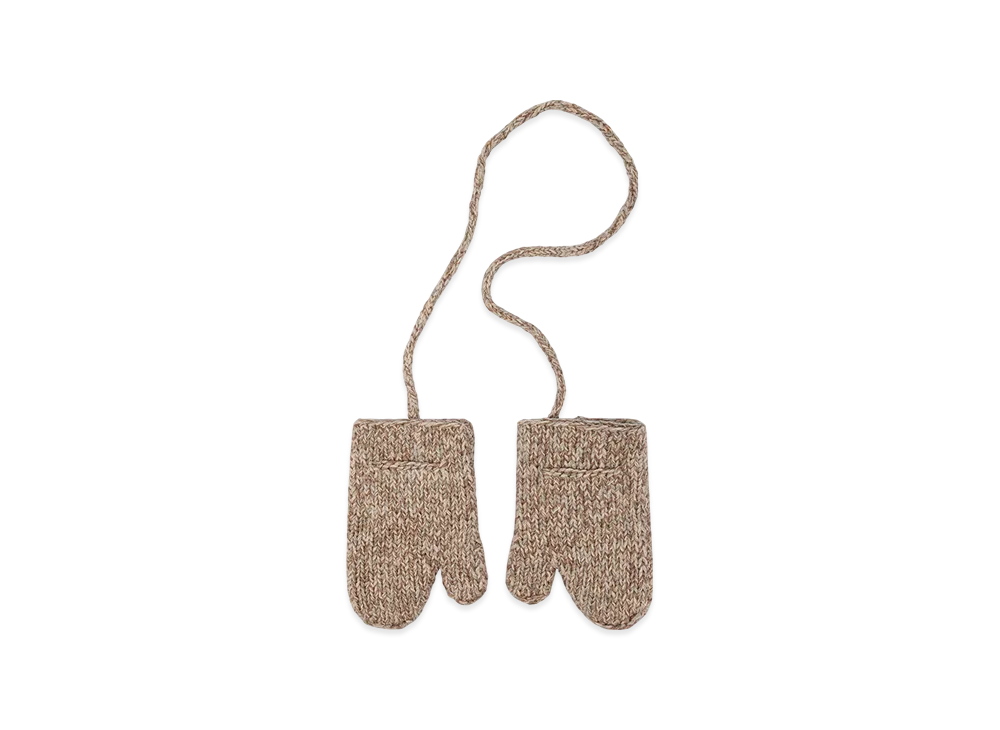 Maison Margiela Shetland Wool Mittens "Beige"