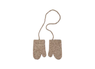 Maison Margiela Shetland Wool Mittens "Beige"