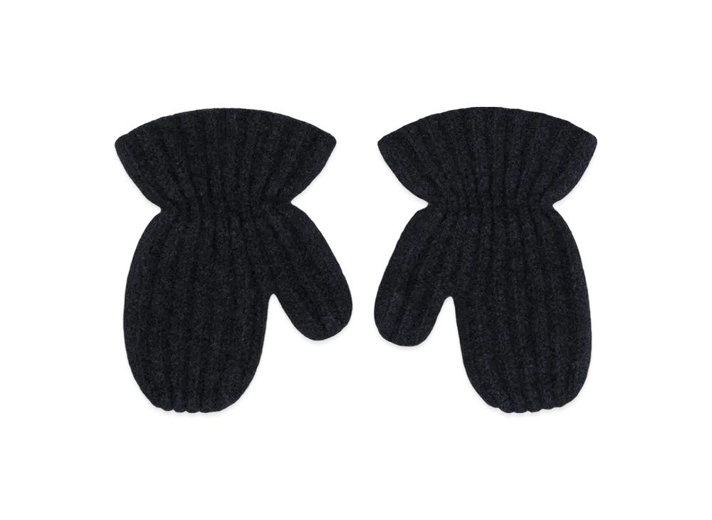Maison Margiela Felted Wool Mittens "Black"