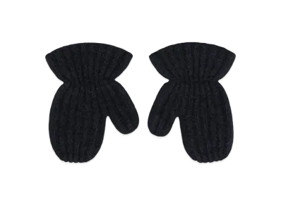 Maison Margiela Felted Wool Mittens "Black"