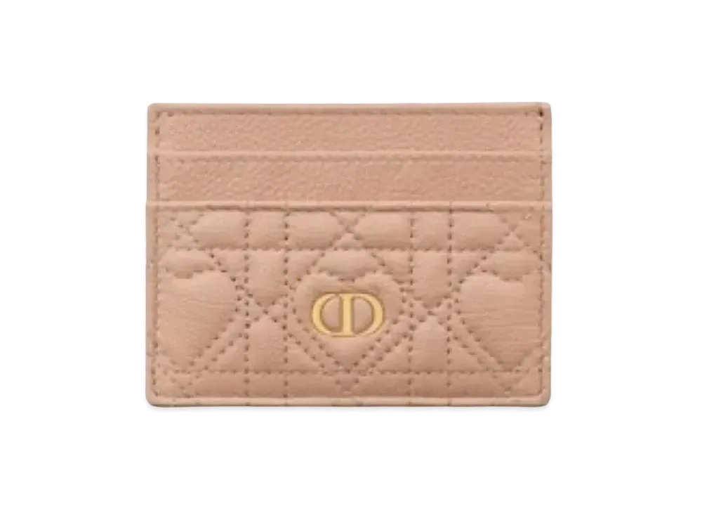 Dior Caro 5 Room Card Holder "Pink"