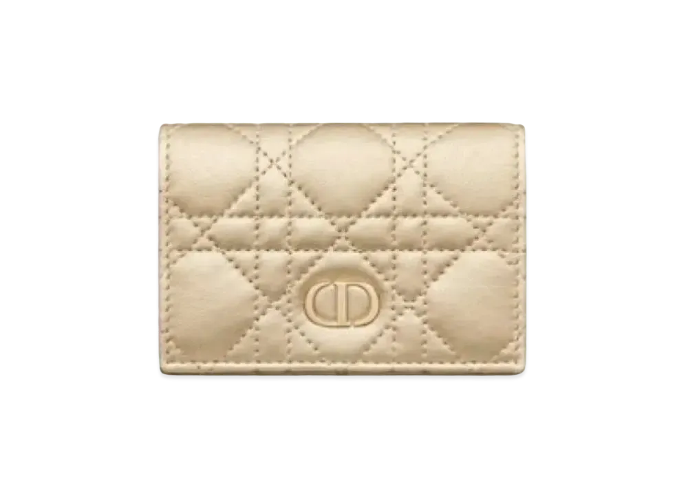 Dior XS Caro Wallet "Gold"