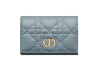 Dior Caro XS Wallet "Cloud Blue"