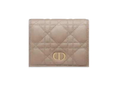 Dior Caro Wallet "Hazelnuts"