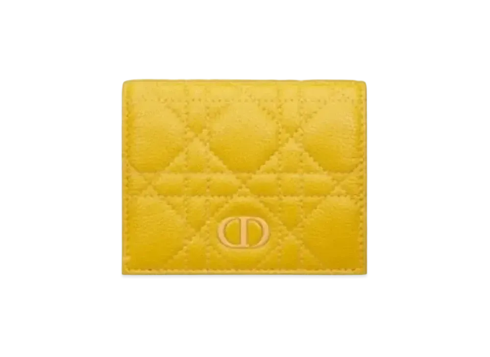 Dior Caro Wallet "Yellow"