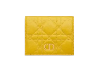 Dior Caro Wallet "Yellow"