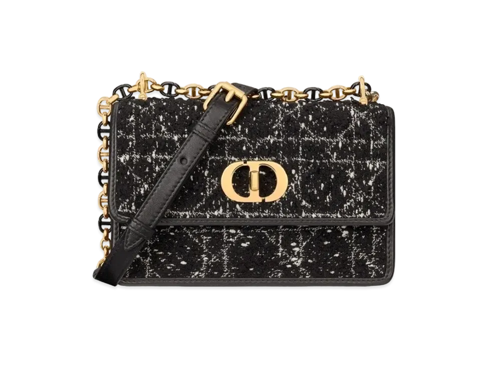 Dior Miss Caro Mini Bag Tweed "Black"