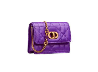 Dior Miss Caro Micro Bag Macro Cannage Lambskin "Purple"
