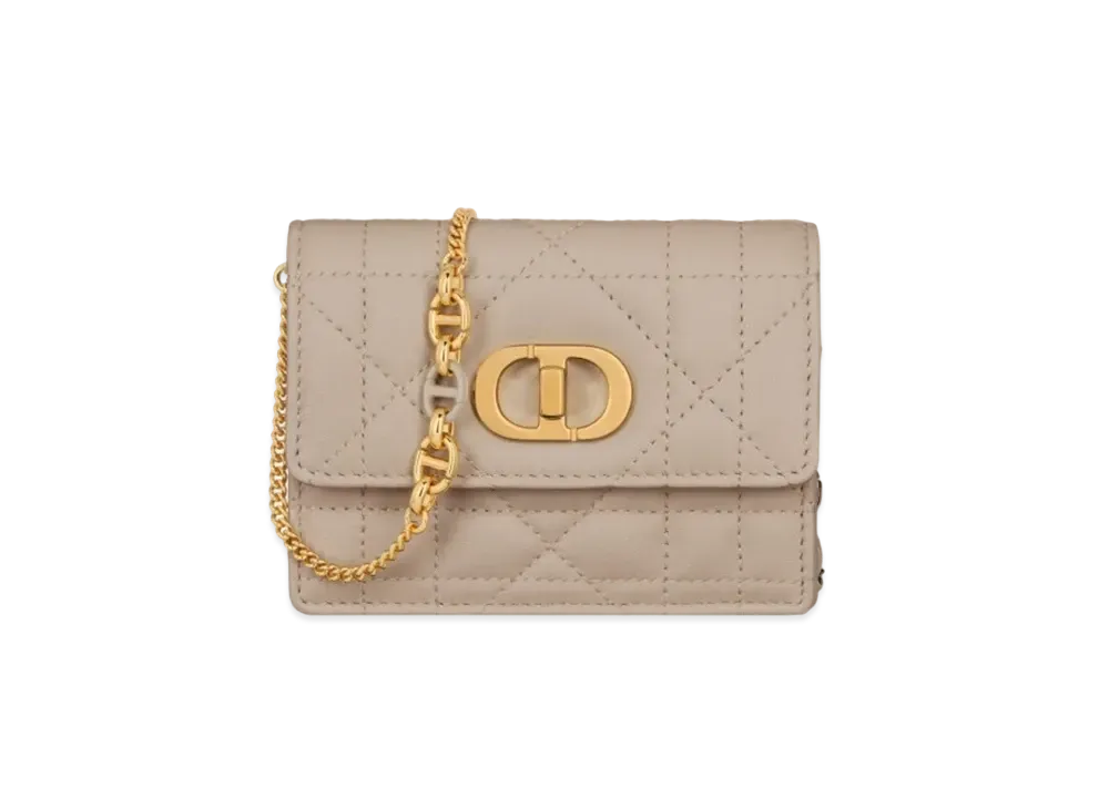 Dior Miss Caro Micro Bag Macro Cannage Lambskin "Powder Beige"
