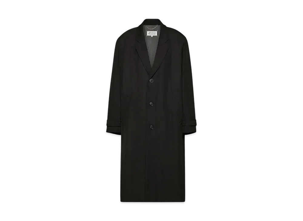 Maison Margiela Women's Wool Coat "Black"