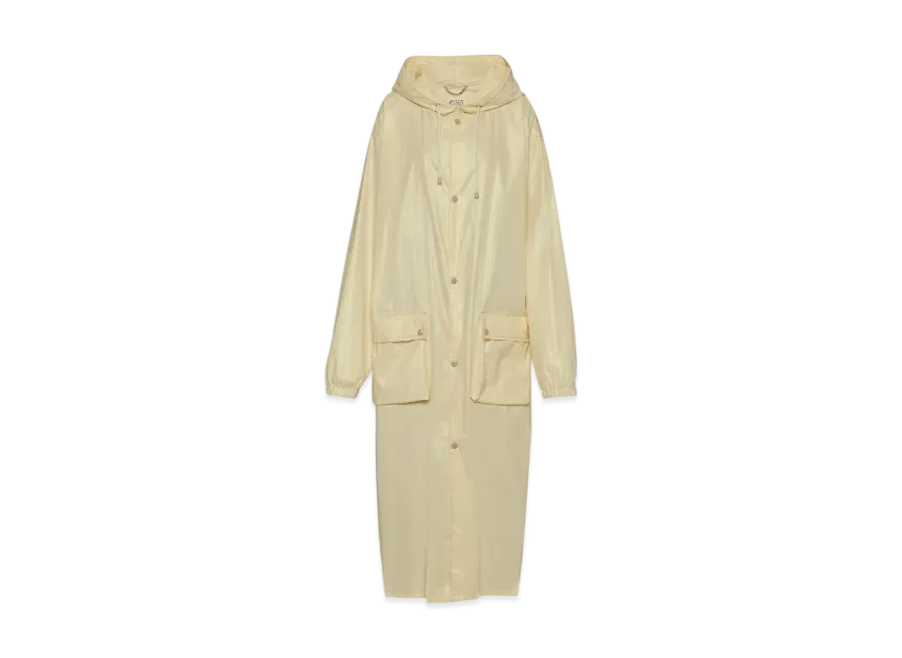 Maison Margiela Women's Cotton Caban Coat "White"