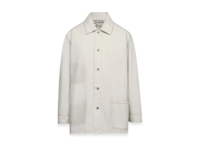 Maison Margiela Women's Chalk Selvedge Denim Jacket "Ice"