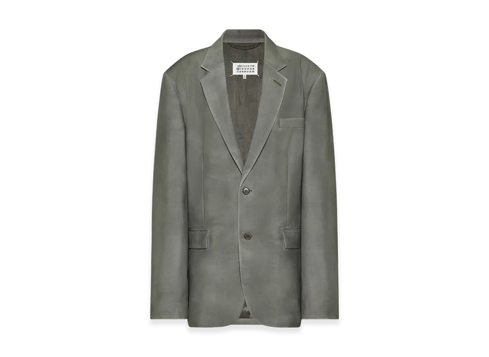 Maison Margiela Women's Mohair Wool Blazer "Gray"