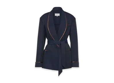 Maison Margiela Robe de Chambre Wool Jacket "Blue/Black"