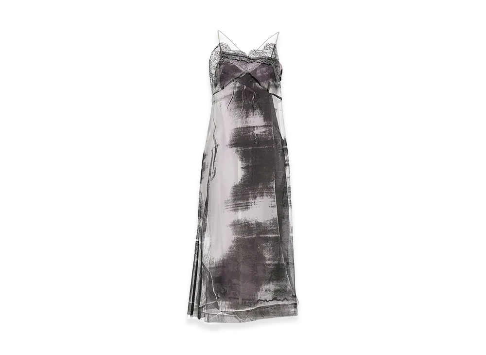 Maison Margiela Women's Freeze Frame Midi Dress "Multicolor"