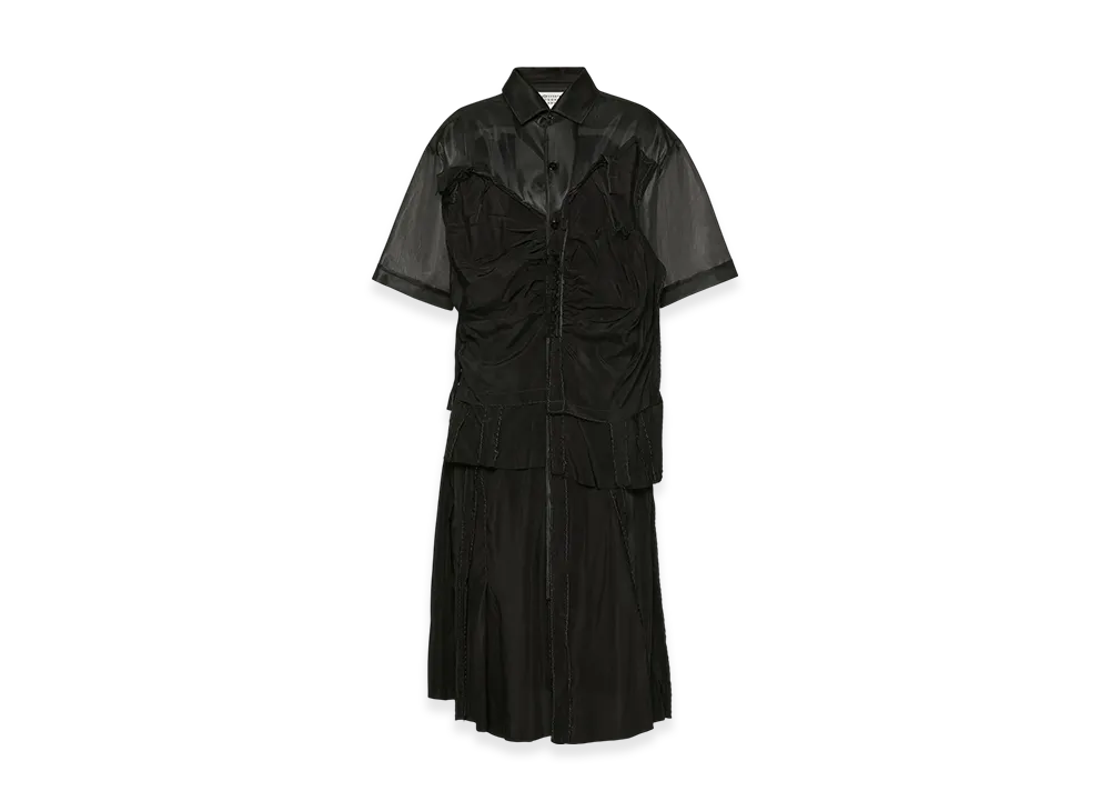 Maison Margiela Women's Decortique Shirt Dress "Black"