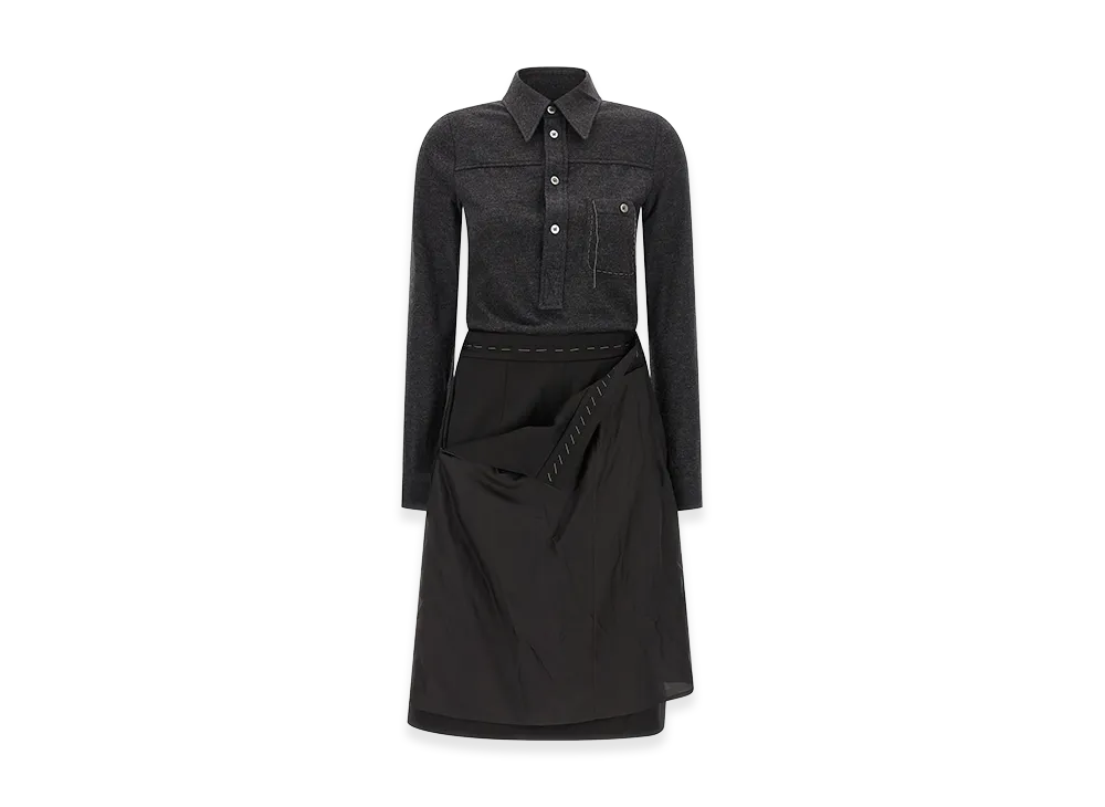 Maison Margiela Women's Shirt Dress "Gray"