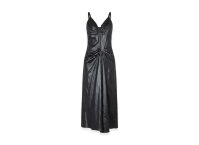 Maison Margiela Women's Moire Polyester Dress "Black"