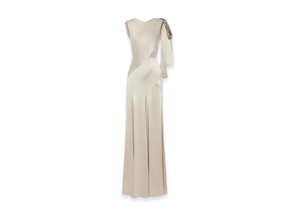 Maison Margiela Bias Cut Evening Gown "Powder"