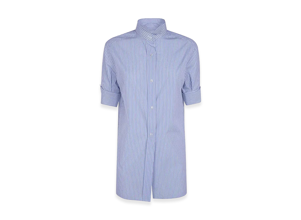 Maison Margiela Women's Snapped Button Short Sleeves Shirt "White"