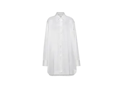 Maison Margiela Women's Silk Shirt Dress "White"