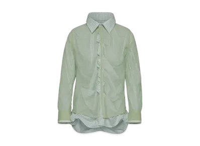 Maison Margiela Women's Layer Shirt "Pale Green/Light Green"