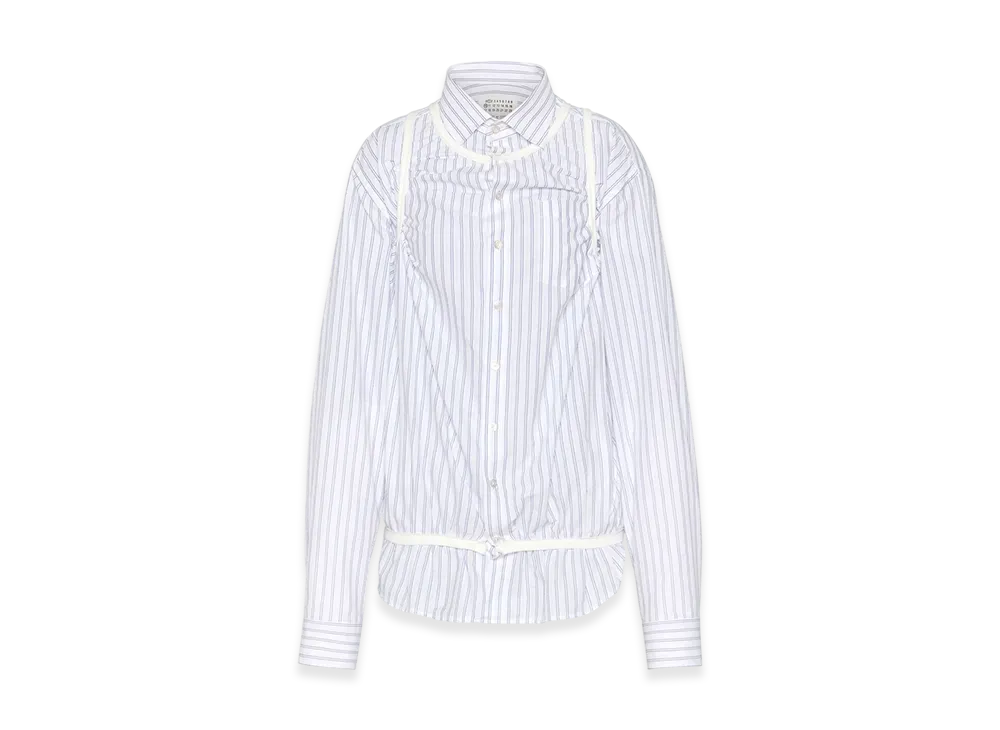 Maison Margiela Decortique T-Shirt "White/Light Blue"