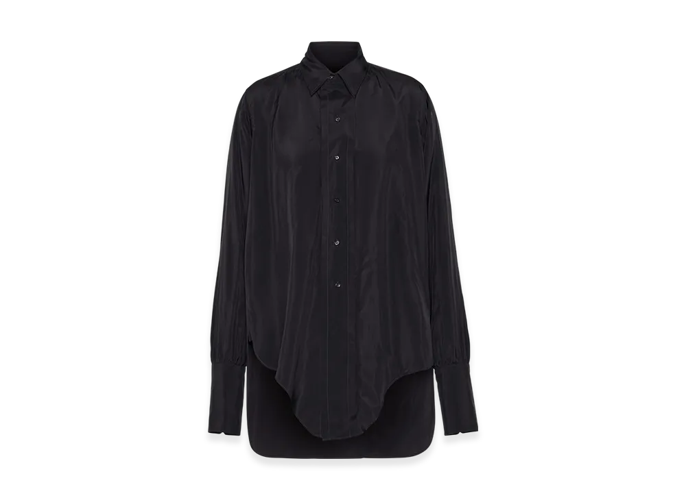 Maison Margiela Women's Drop Hem Shirt "Black"