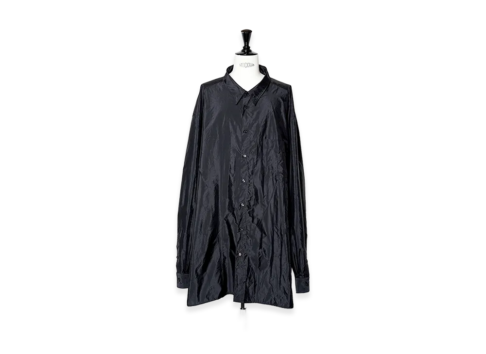 Maison Margiela Oversized Washed Nylon Shirts "Black"