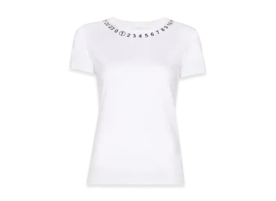 Maison Margiela Women's Number Logo T-Shirt "White"