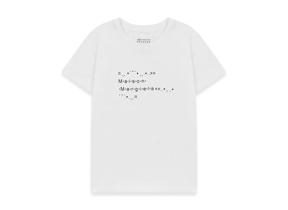 Maison Margiela Women's Font Generator T-Shirt "White"