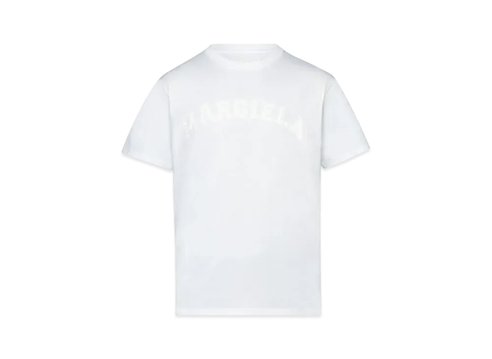 Maison Margiela Women's Logo Cotton Jersey T-Shirt "White"