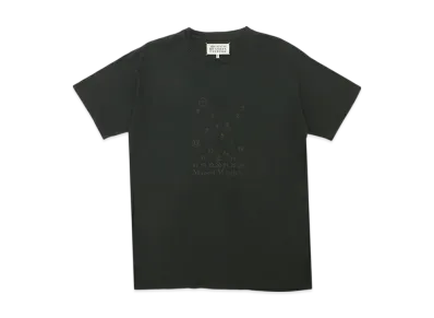 Maison Margiela Women's Short Sleeve T-Shirt Numbering Logo "Black"