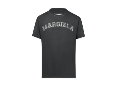 Maison Margiela Women's Logo Cotton Jersey T-Shirt "Black"