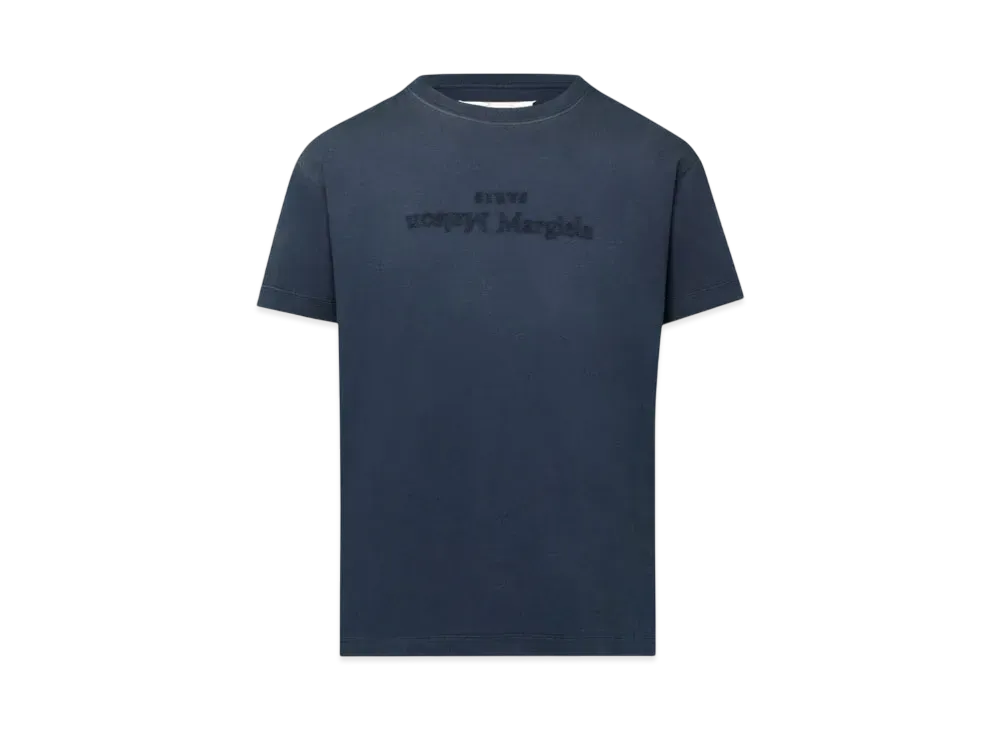 Maison Margiela Women's Reverse Logo T-Shirt "Blue"