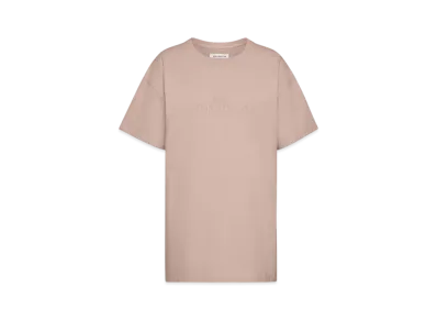 Maison Margiela Women's Embroidered Logo T-Shirt "Powder"