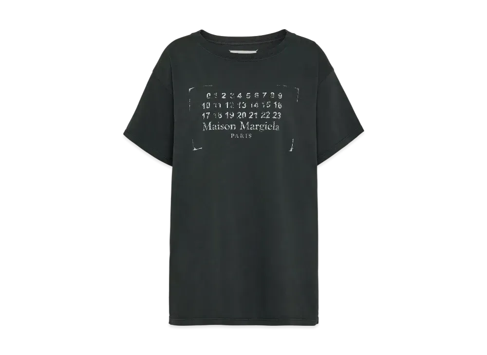 Maison Margiela Women's Stamp Logo T-Shirt "Black"