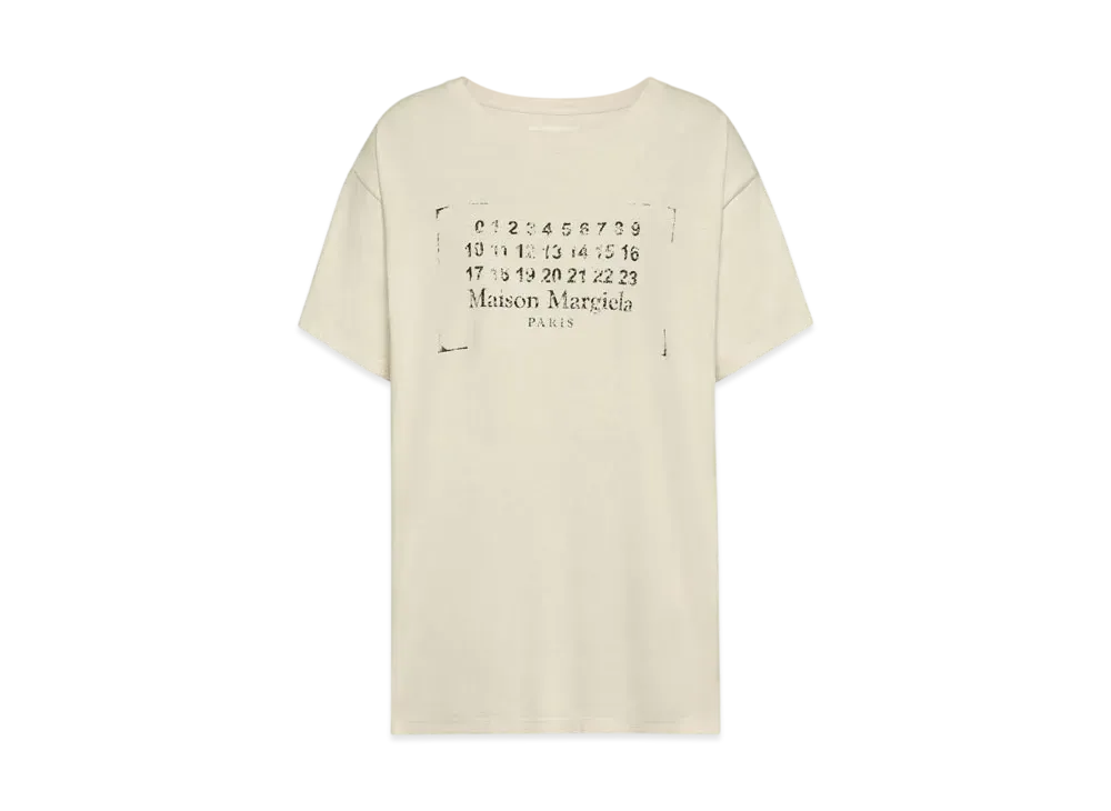 メゾンマルジェラ ウィメンズ スタンプロゴ Tシャツ 