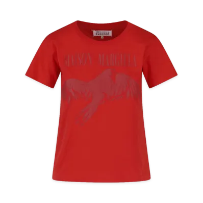 Maison Margiela Women's T-Shirts "Red"