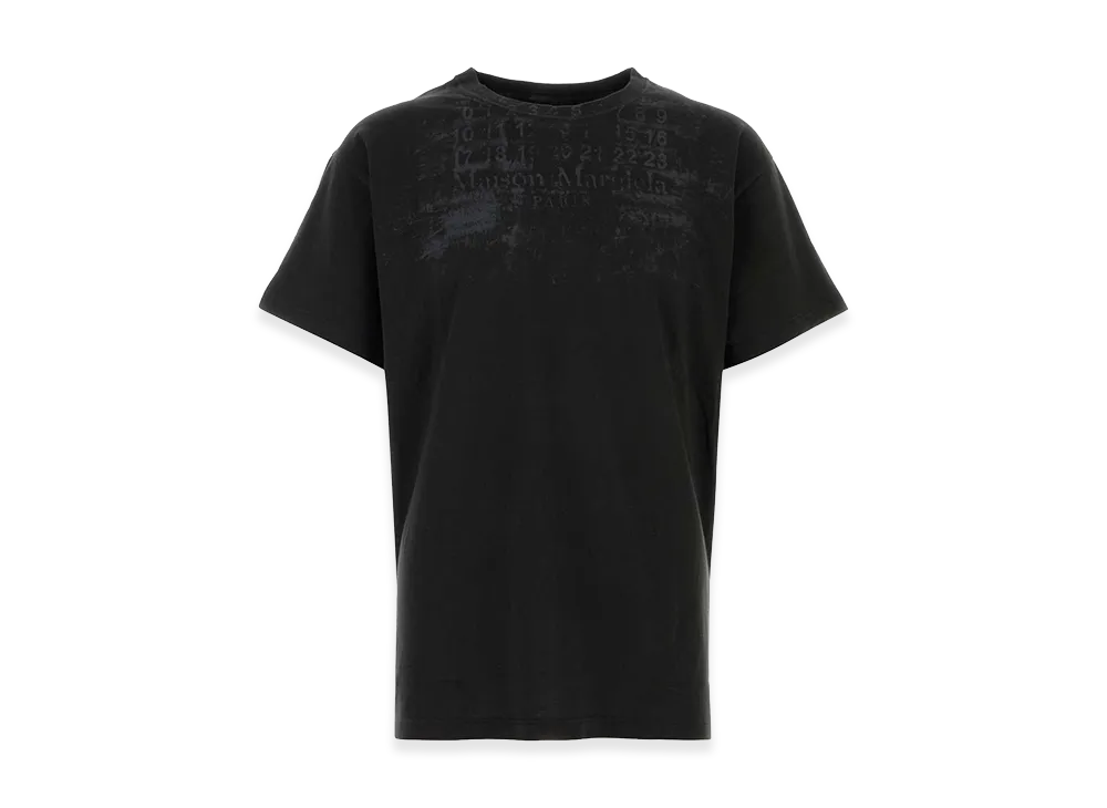 Maison Margiela Cotton T-Shirt "Gray/Black"