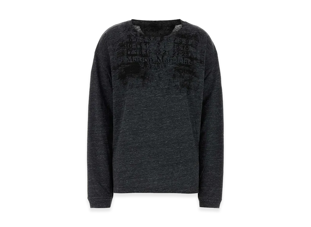 Maison Margiela Women's Cotton T-Shirt "Gray/Slate/Black"
